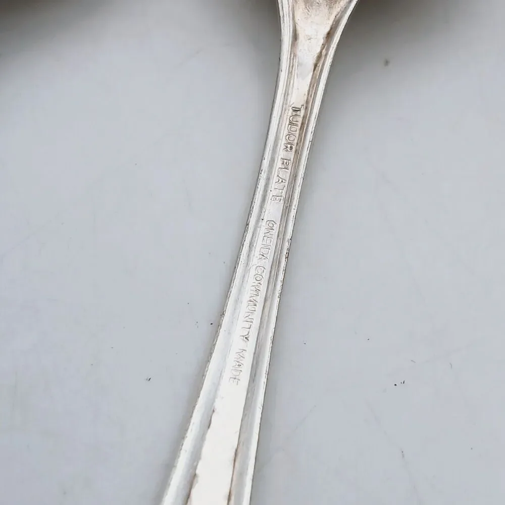 Tudor Plate Oneida Community Algonquin Set of 8 Teaspoon Vtg